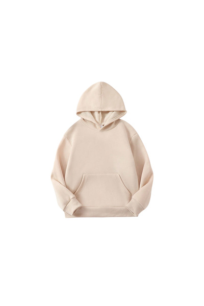 GLOWES Unisex Children's Plain Unprinted Hooded Sweatshirt