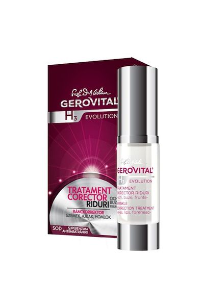 GEROVITAL Tratament corector pentru riduri H3 Evolution, 15 ml