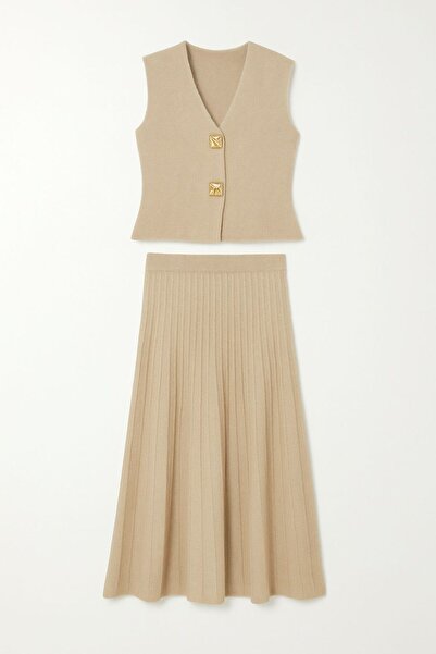 AGD COLLECTİON Vest Skirt Suit