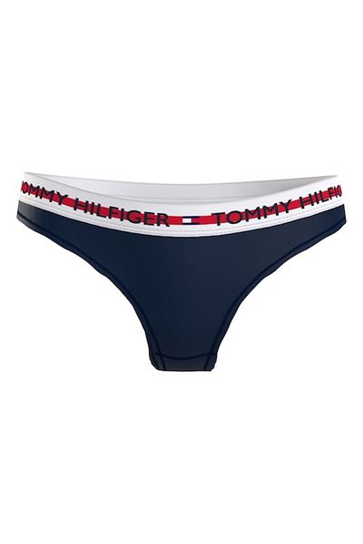Tommy Hilfiger - Chiloți din amestec de modal cu bandă cu logo în talie, bleumarin, XL
