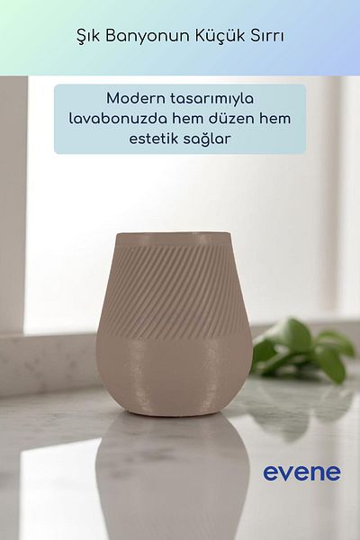 Evene Θήκη οδοντόβουρτσας Βάση οδοντόβουρτσας Βάση οδοντόβουρτσας Dark Mink Color Model 89