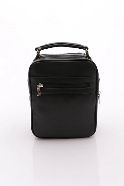 WALKWAY 4587 Bag Black Genuine Leather Men's Handbag