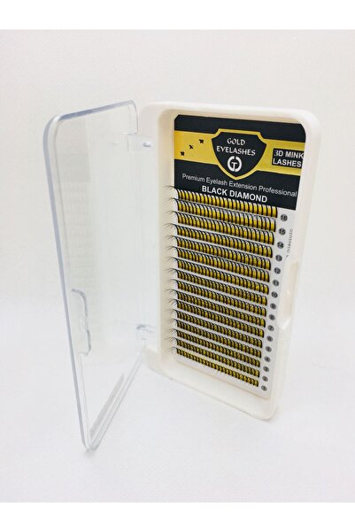 gold lash lift 3 D ipek kirpik D kıvrım 0,07 kalınlık 13 mm uzunluk