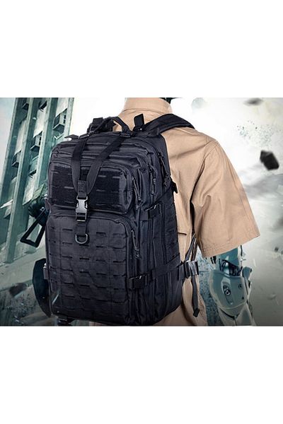 Lion camo Rucsac Laser Cut Coyote 45 L Rucsac militar pentru exterior, special pentru luptă, multifuncțional, capacitate mare
