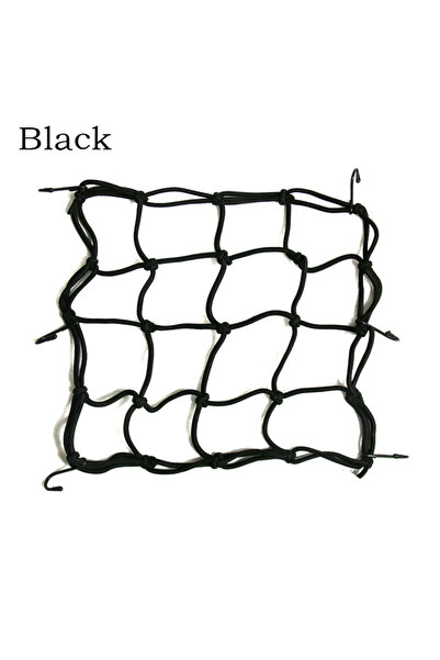 Choice3 black Motorcycle Luggage Net Cover Bike Hold Down Fuel Tank Luggage M...