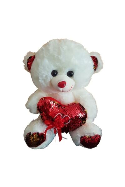 OEM 30 cm Plush Bear, Bella, White