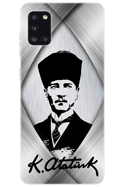 Samsung Galaxy A31 (SM-A315F) Compatible Case Pattern Printed Silicone Ataturk Design NGO:402 CP-qp2ura5