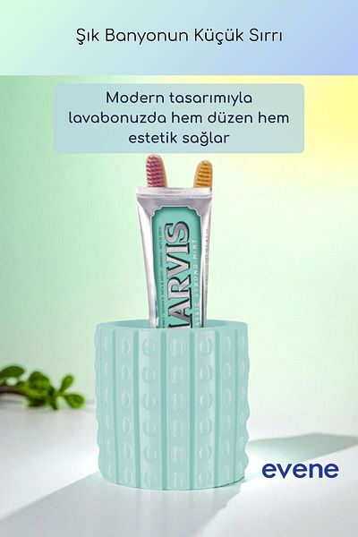 Evene Θήκη οδοντόβουρτσας Βάση οδοντόβουρτσας Βάση οδοντόβουρτσας Εξωτερική Τυρκουάζ Χρώμα Μοντέλο 91
