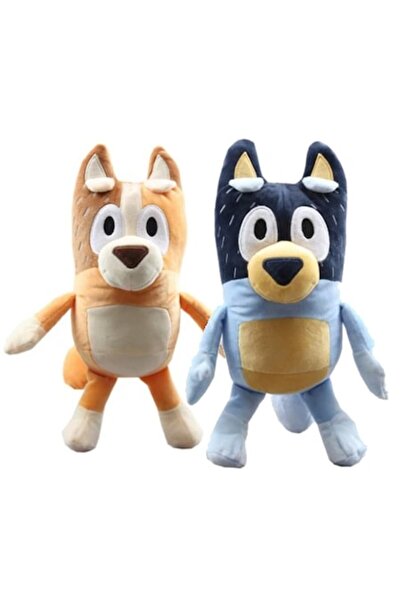 viMAG Set 2 jucării de pluș cu părinții lui Bluey și Bingo, 30 cm