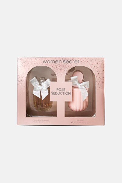 Women'secret مجموعة هدايا مكونة من قطعتين عطر روز سيداكشن، 100 مل
