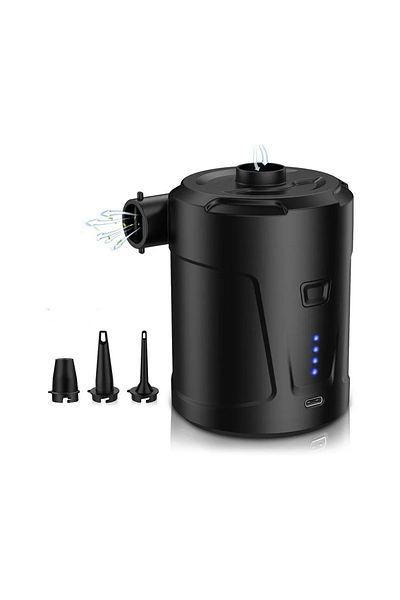 Choice Black 1 Set Outdoor Multifunctional Suction and Inflation Pump Large Capacity 5200mAh, Swimming Circ