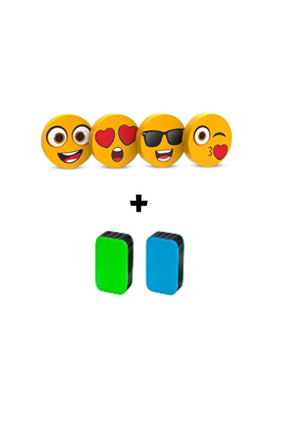 Adel ART.52 SMILE SERİSİ 4 ADET SİLGİ VE 2 ADET PRIME KALEMTRAŞ SETİ (ERKEK Ö...