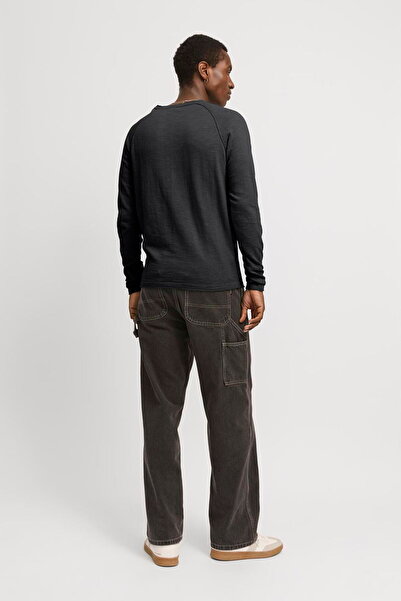 Jack & Jones Men's Crew Neck Solid Color Sweater - Breeze