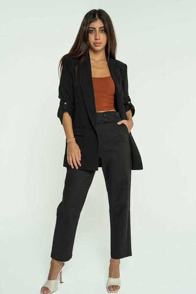 mica بنطلون رسمي سادة للنساء