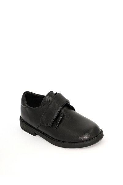 Geoomnii Boys’ Black School Shoes – Durable, Anti-Slip & Easy Closure