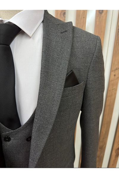 BYBEYEMS GİYİM L.Royal Patterned Vest Suit