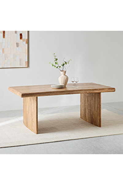 Home Box Clayton 6-Seater Solid Wood Dining Table