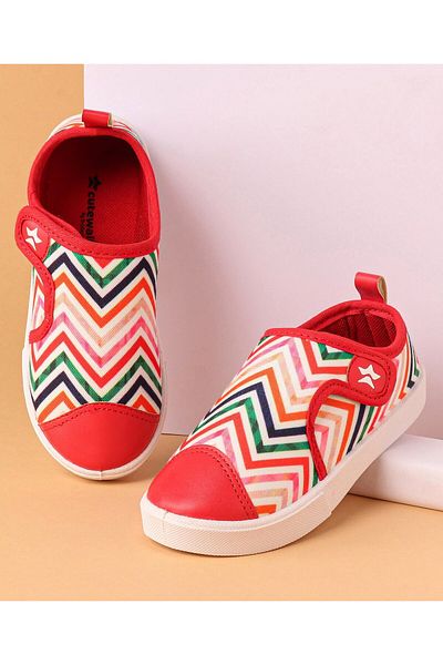 Cute Walk by Babyhug Cute Walk by Babyhug Casual Shoes With Velcro Closure - Red