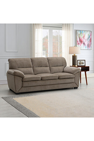 Home Box Leonardo 3-Seater Fabric Sofa