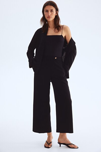 H&M Keten Karışımlı Şık Pantolon