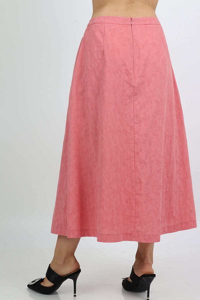 mica Soft Pleated Midi Skirt