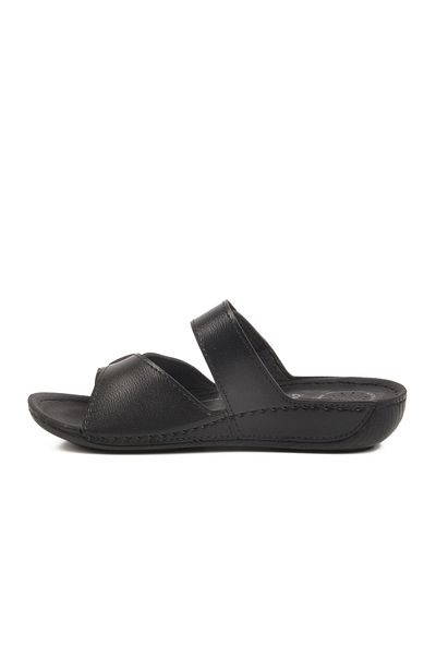 AYK'S Black Anatomical Sole Women's Slippers 16.058 Z