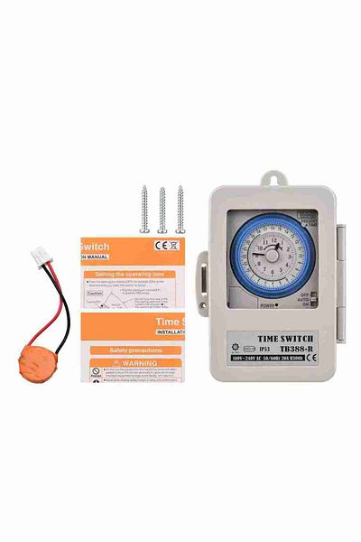 Choice As Picture Mechanical 24 Hours Timer Switch IP53 Programmable Electrical Timer Switch Box AC 100-240