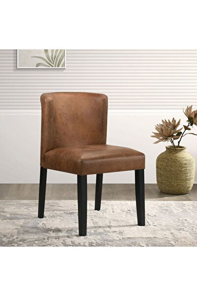 Generic كرسي طعام بني