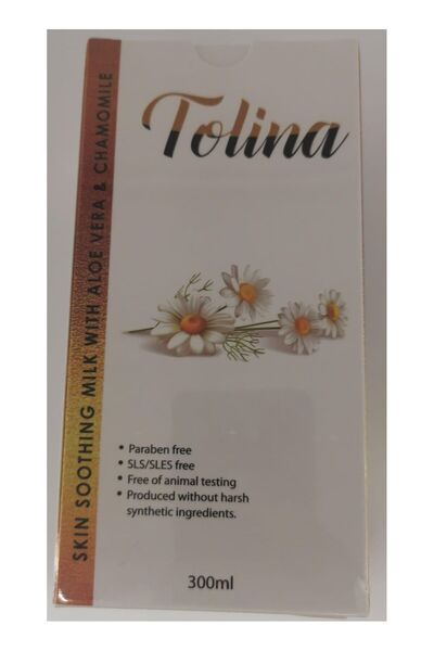 Tolina حليب مهدئ للبشرة مع الصبار والبابونج 300 مل
