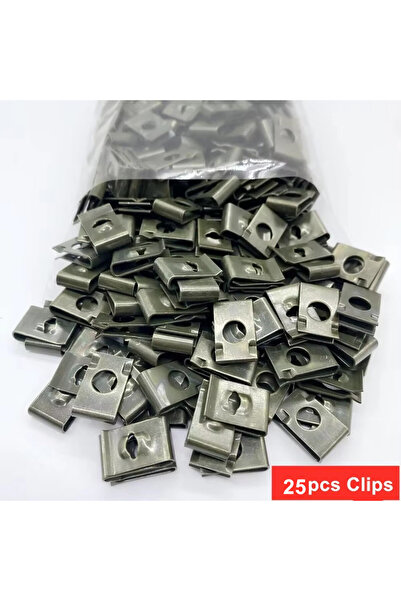 choice2 25 قطعة من المشابك، 100 قطعة - 10 قطع من مشابك تثبيت براغي معدنية متن...