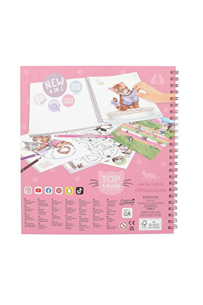 Top Model Kitty Boyama Kitabı 13038