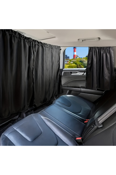 Choice مجموعة ستائر خصوصية السيارة المكونة من 4 قطع - مثالية للسيارات السيدان والسيارات الرياضية متعددة الاستخدامات، تتضمن مقعدًا خلفيًا وقسمًا للنافذة الجانبية...