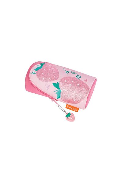 Tiger Family Penar Etui „Fun Time Magic”, Motiv Strawberry Love, Culoare Roz, Material Textil