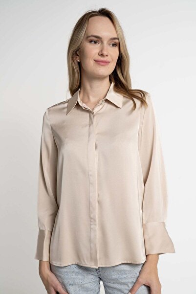 mica Solid Long Sleeve Women's Shirt