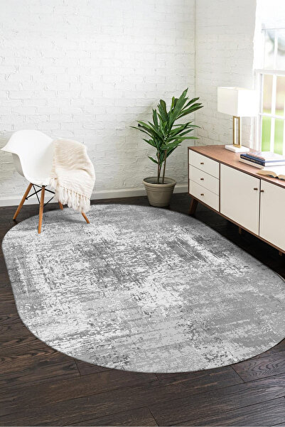 ferahome Dijital Baskılı halı Yıkanabilir Kaymaz Taban Salon Halısı (5A)