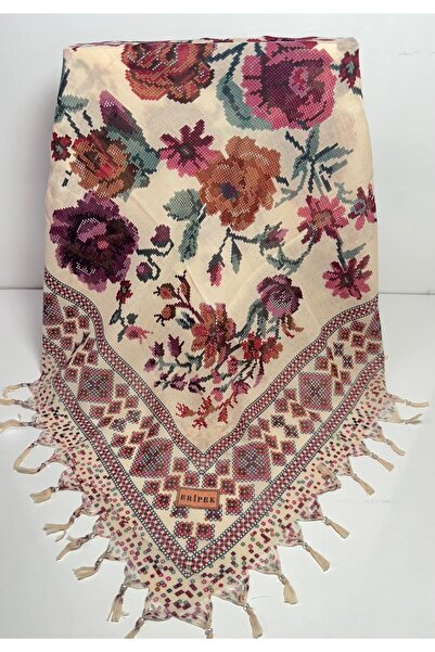 Eripek Sökme Boncuklu Pamuk Yazma - 05494 - 13