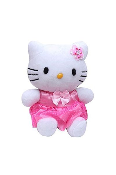 TOYS DEPO Jucarie de Plus TOYS DEPO, Hello Kitty, 20-25 cm, Alb
