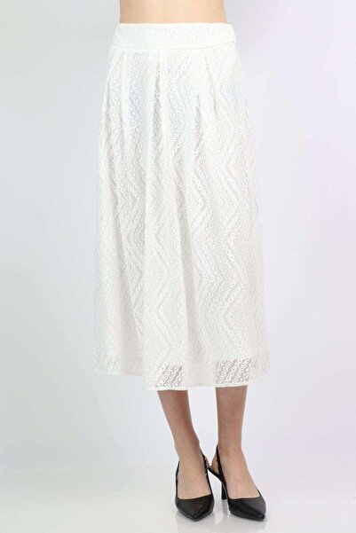 mica Two-Layered Printed Midi Evening Skirt