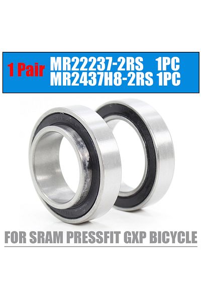 Choice 2PCS Bearings Wheel Set For SRAM Pressfit GXP Bicycle Bottom Bracket Repair Parts MR22237 MR2437H...