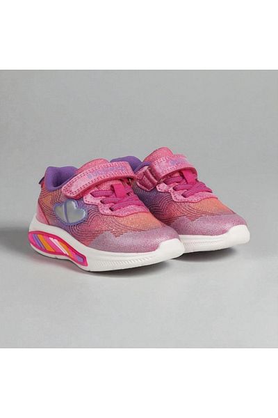 BUCKHEAD Girl's Lighted Sneakers, Flex Foam Sole, Running Shoes, Comfortable Daily Sneaker