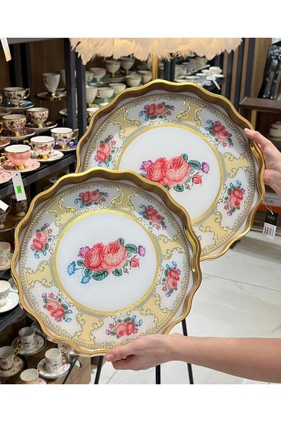 Onedekor 2Pcs Irya Luxury Tray