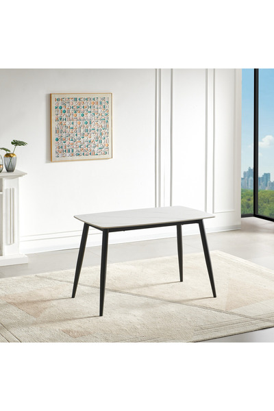 Home Box طاولة طعام روما من الحجر المُحَمَّد لأربعة أشخاص