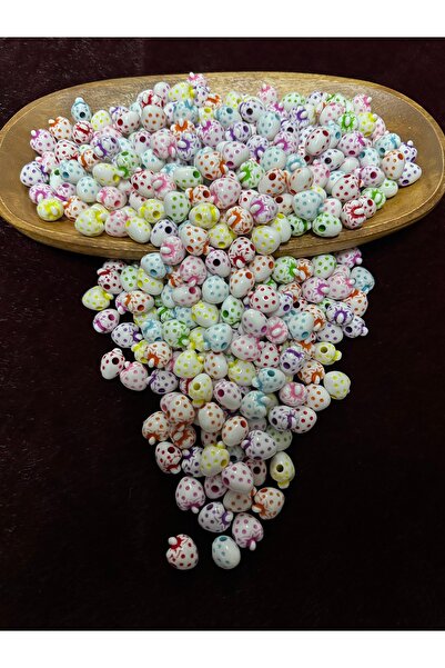 e tuhafiye 20 цветни текстурирани твърди пластмасови бижута с форма на ягоди ...