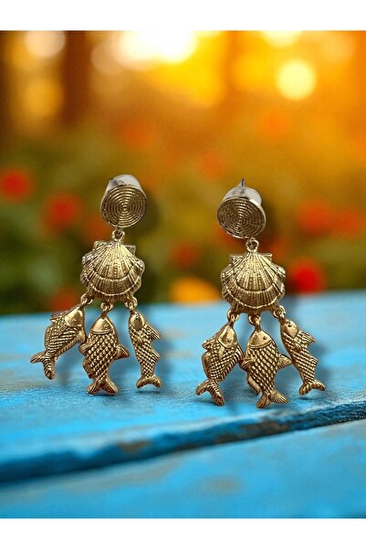 Bo Takı ve Aksesuar Balık sallantılı küpe