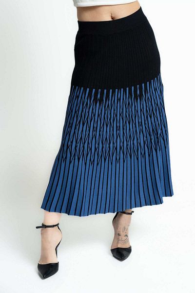 mica Women’s High-Waisted Printed Midi Skirt