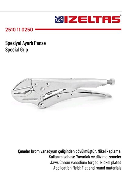 İzeltaş Ayarlı Pense Spesiyal