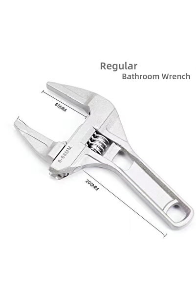 Choice1 Single-use wrench Adjustable Bathroom Wrench - Aluminum Alloy Multifu...