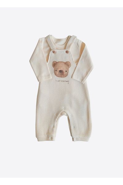 kitikate Organic Nova Salopet 2-Piece Set Natural