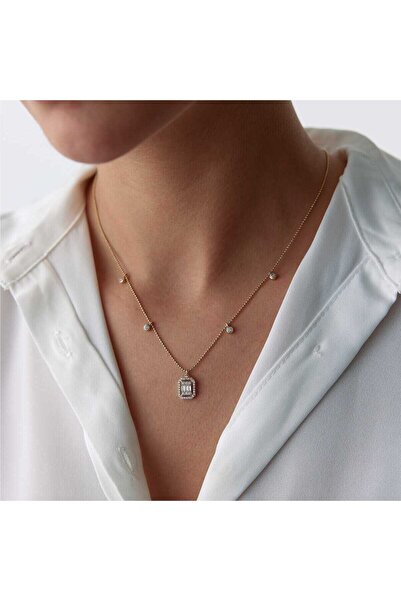 Cherry by Özkonak Tırnak Makası Zincire Pullu Baget Kolye