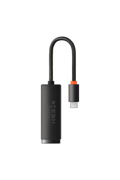 Baseus Adaptor de rețea WKQX000301, USB-C - RJ45 Gigabit, Negru